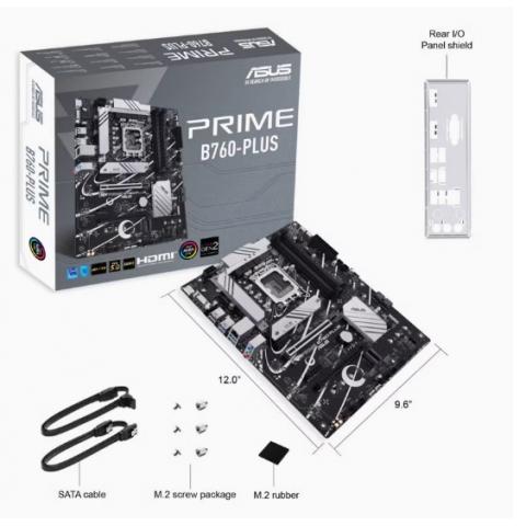 Asus/华硕PRIME B760-PLUS/D4台式机电脑家用办公电竞主板套装